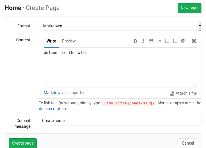 Gitlab ce. GITLAB Wiki delete Page.